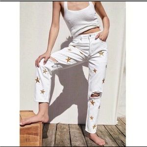 We The Free Fast Times Star Mom Jeans